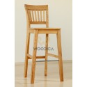 Dubová židle barová 01d