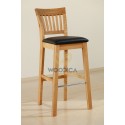 Dubová židle barová 02c